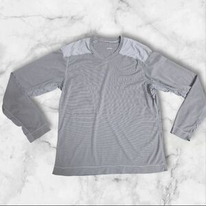 Lululemon Mens Large Surge Stripe Long Sleeve